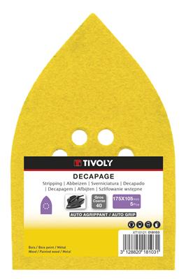 18 ZOOL VELCRO  MULTI  B&D 105x75mm - 8 TROUS KOR
