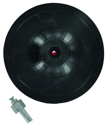 PLATEAU BOORM. & SLIJPM. Ø125 mm - AS 8mm VELCRO