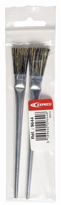 2 X PINCEAU EN CRIN POUR FLUX (9644)