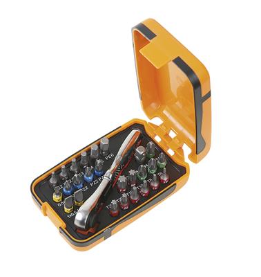 860/C27 25-DELIGE SET  BITS IN KUNSTSTOF KOFFER