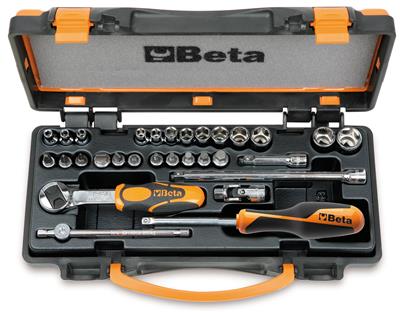 900MC/C24 set dopsleutels en toebehoren 1/4"