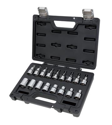 BW 923E-FTX/C17 17st. Torx® dopsleutelset + koffer