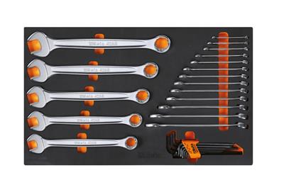 M32-Plateau thermoformé souple 27 outils