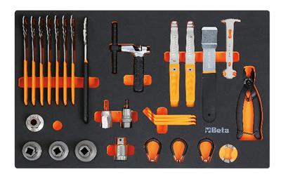 M400 Plateau thermoformé souple 29 outils