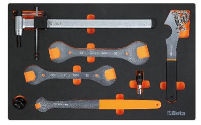 M401 Plateau thermoformé souple 7 outils