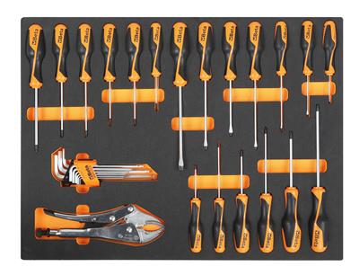 PLATEAU THERMOFORMÉ SOUPLE AVEC COMPO D'OUTILS
