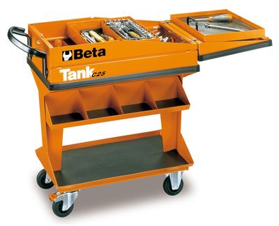 C25-GEREEDSCHAPSWAGEN TANK MET ZIJBAK