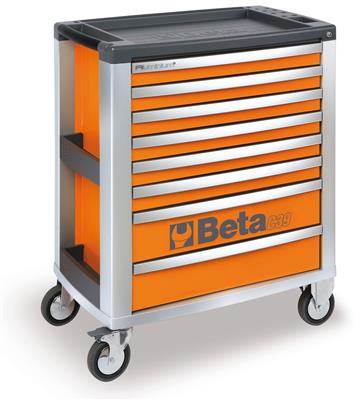 C39-8 MOBILE ROLLER CAB WITH EIGHT DRAWERS