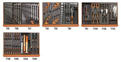 5904VU/3T-COMPOSITION DE 146 OUTILS