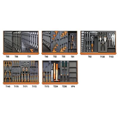 5908VU/2T-COMPOSITION DE 161 OUTILS